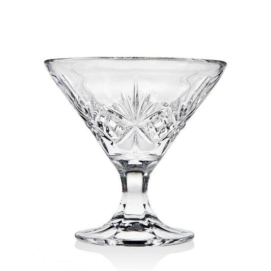 Set of Four Dublin 5oz Martini Glass: Non Leaded Crystal