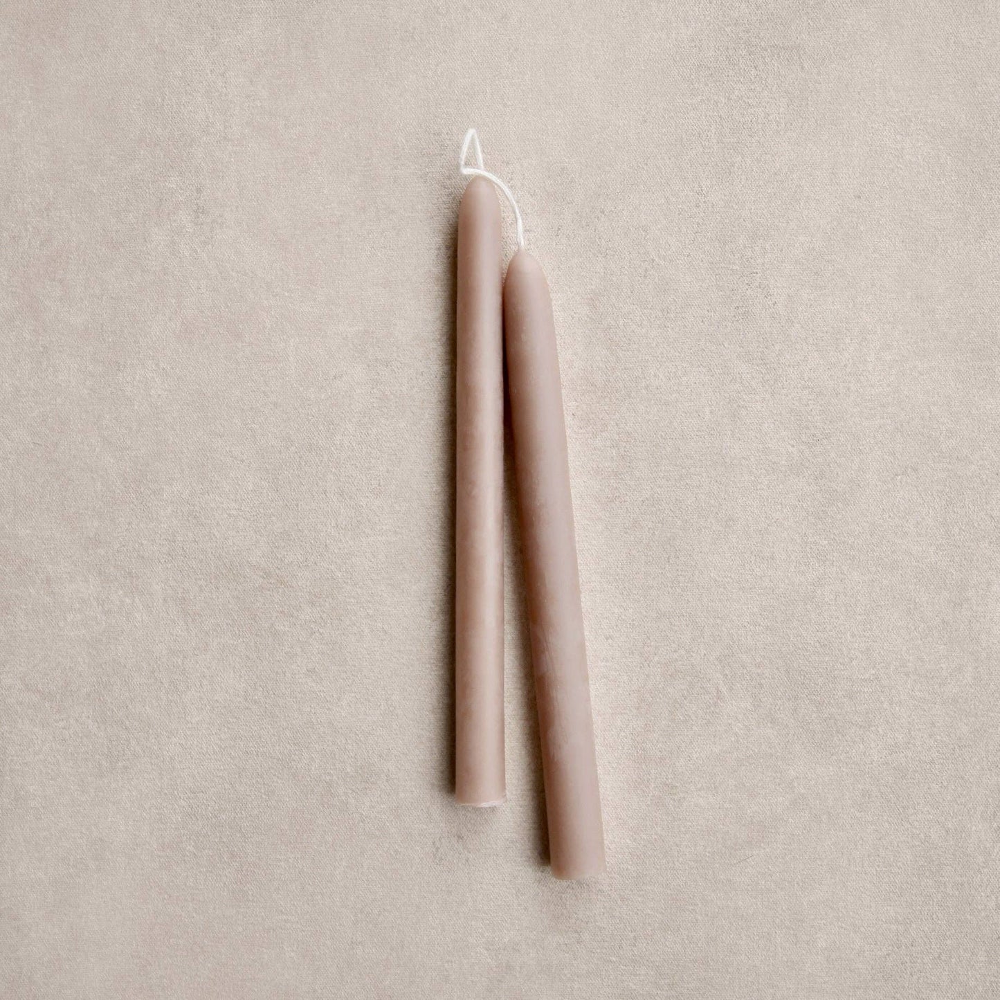 9" Heirloom Beeswax Taper Candles: Olive