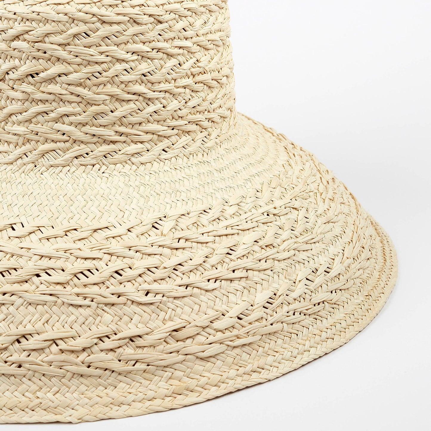 Rope Straw Bucket Hat - Limited Edition Summer Panama Hat: Small
