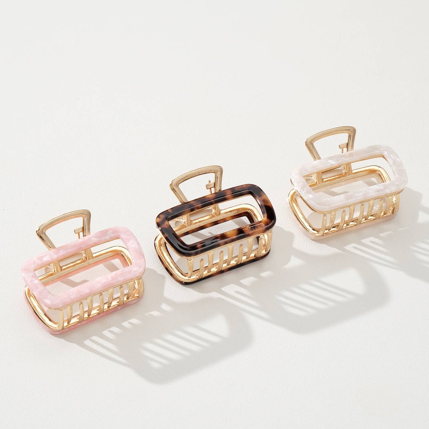 Harlow Core Rectangle Metal Claw Clip - Medium/Large: Assorted