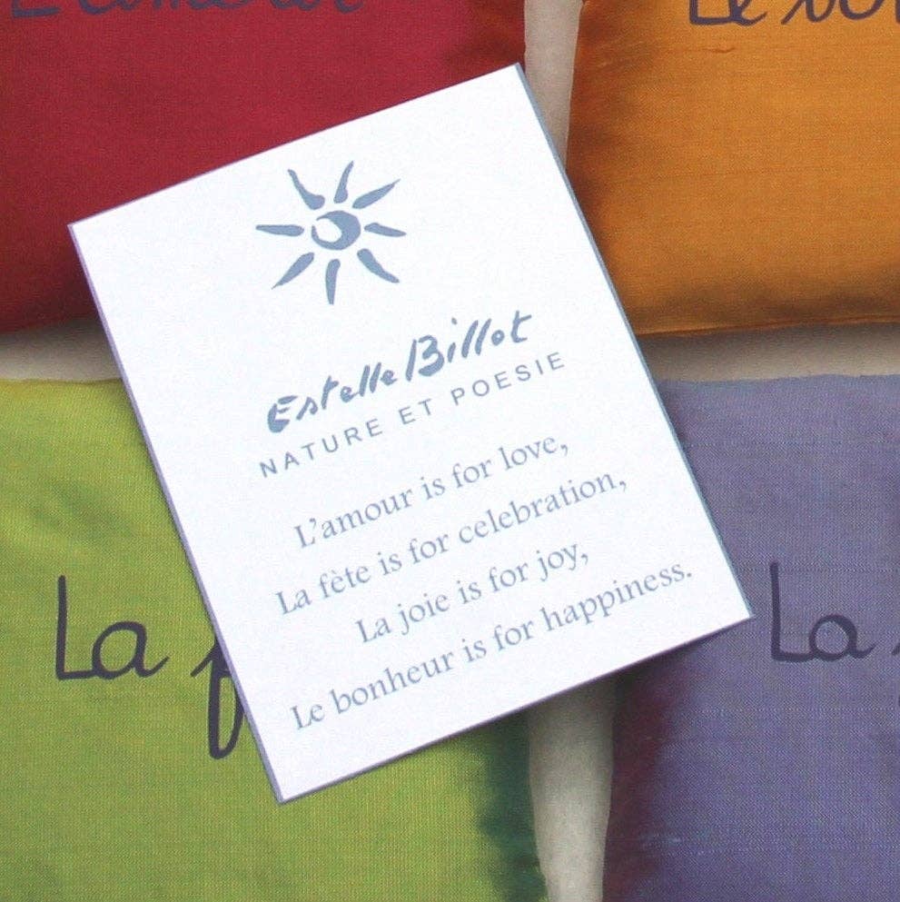 4 silk lavender sachets - 5 color sets - Mothers' Day gift: B45