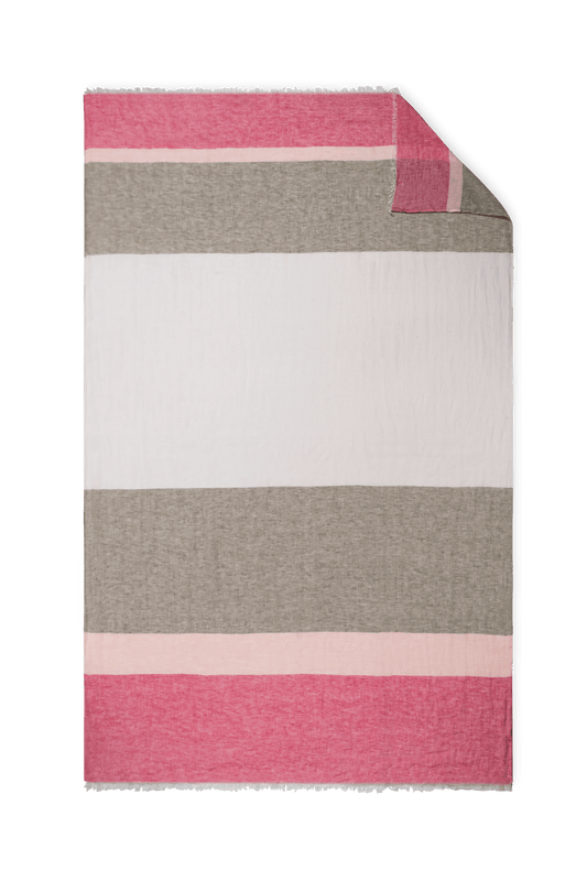 Como 360 Throw: Flamingo Stripe