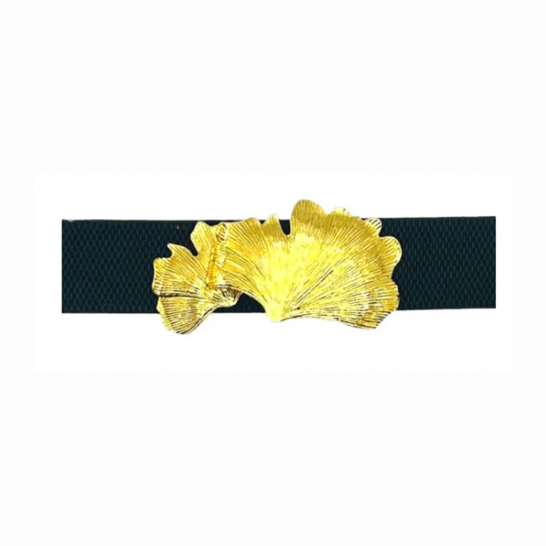 Ginko Leaves Belt Buckle