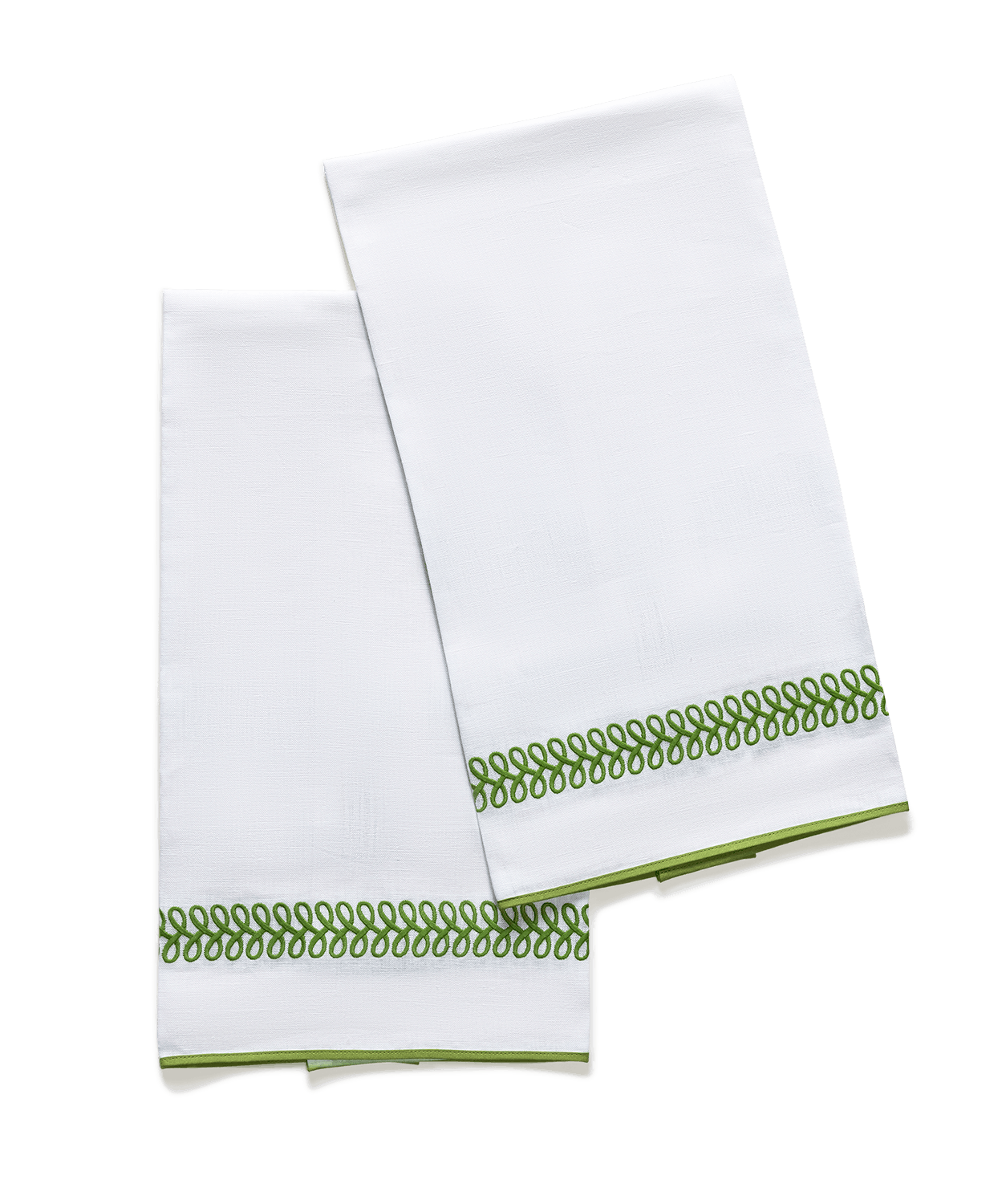 Astor Braid Guest Towels- Set of 2