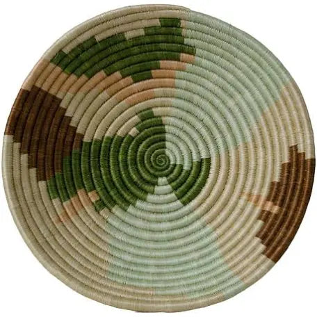 Tierra Abstract Large Round Basket KAZI