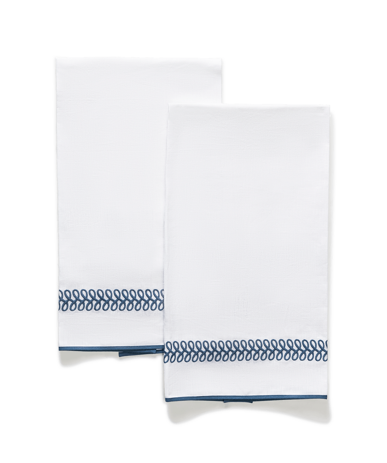 Astor Braid Guest Towels- Set of 2