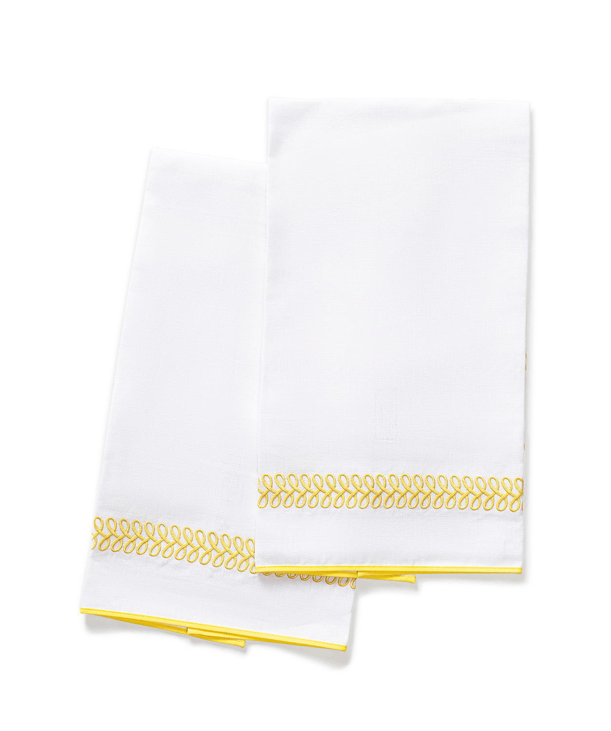 Astor Braid Guest Towels- Set of 2