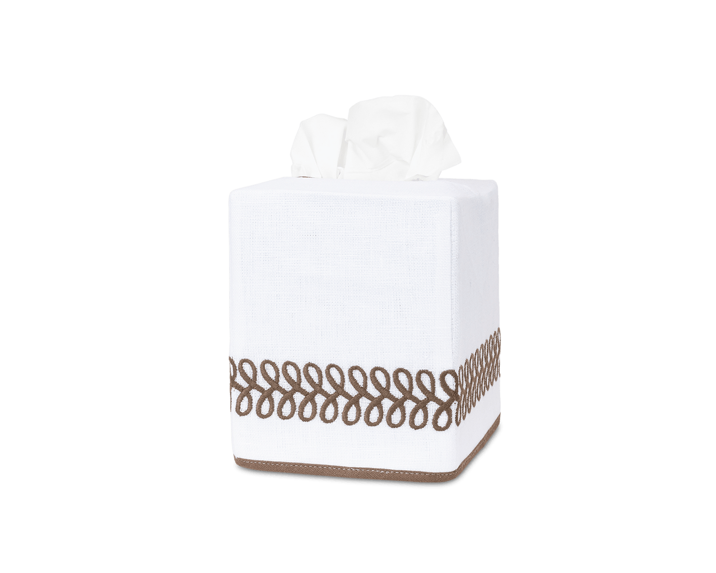 Astor Braid Tissue Box Cover