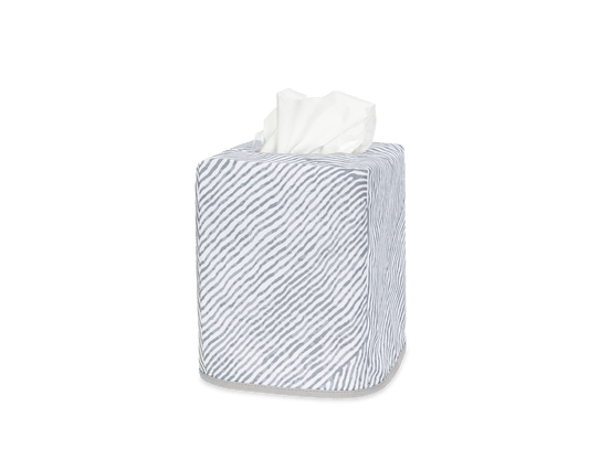 Burnett Tissue Box Cover Nickel