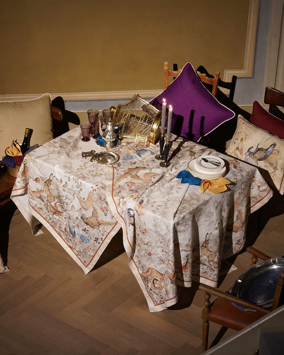 Tessitura Toscana Norma tablecloth lifestyle image