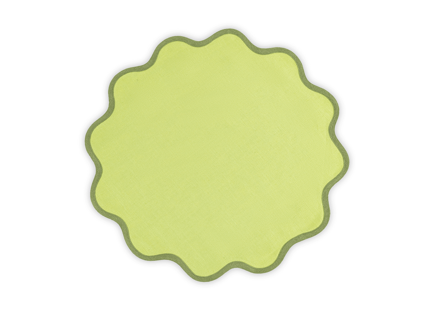 Scallop Edge Placemate - set of 4