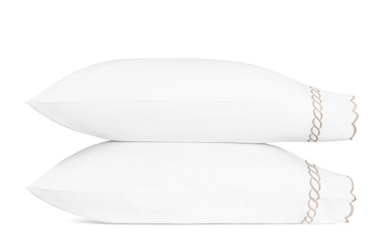 Classic Chain Scallop Pillowcase - Pair