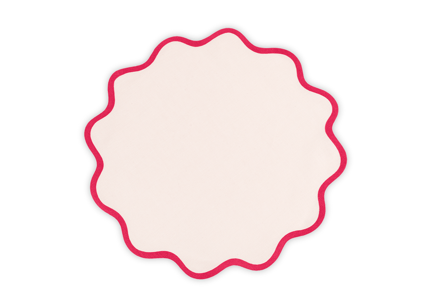 Scallop Edge Placemate - set of 4