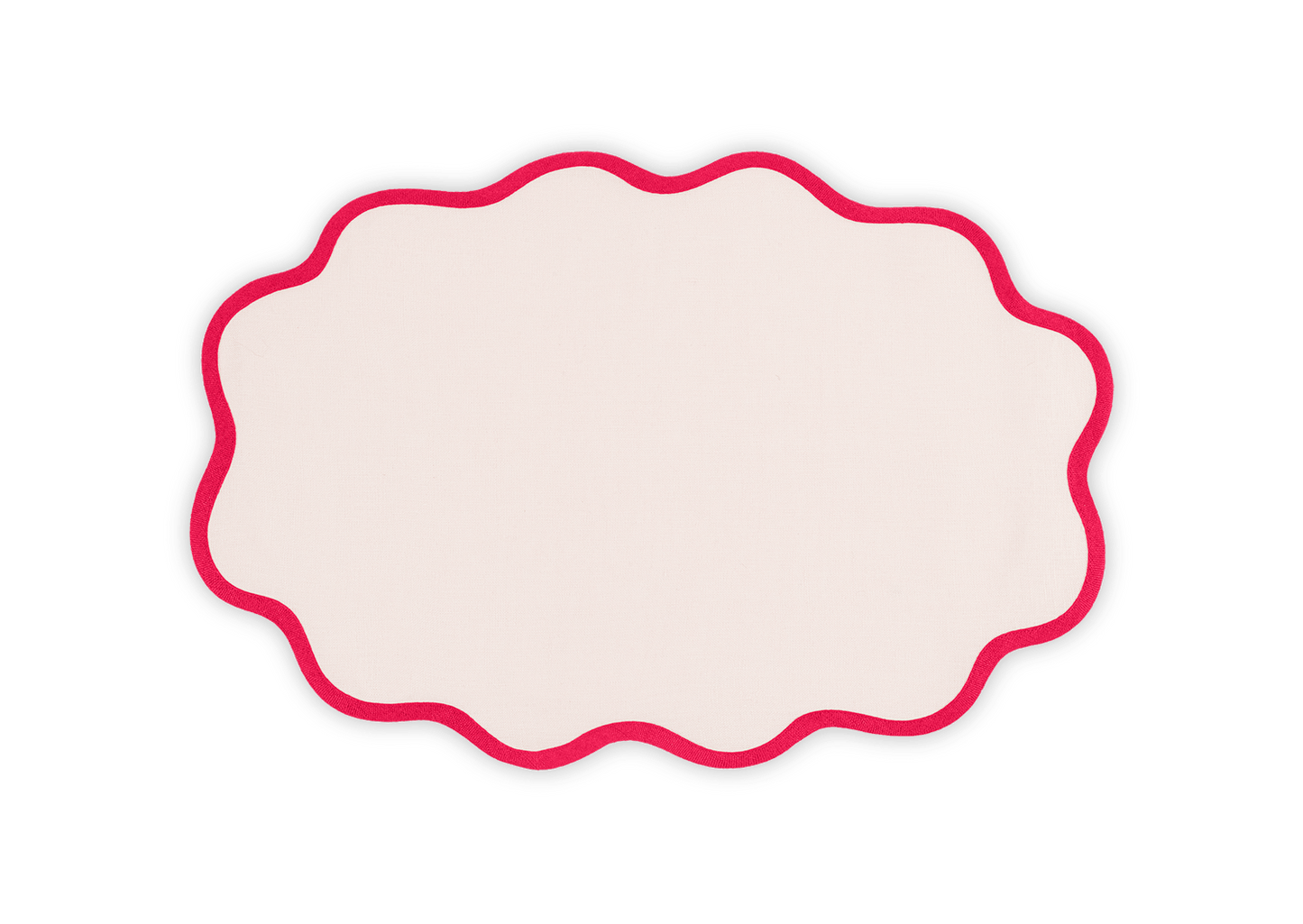 Scallop Edge Placemate - set of 4