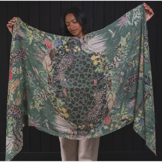 Felidae Tree Scarf