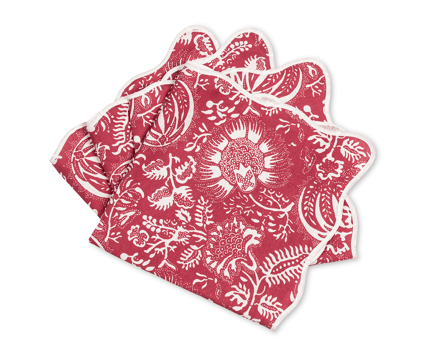 Granada Napkin Set of 4 Scarlet