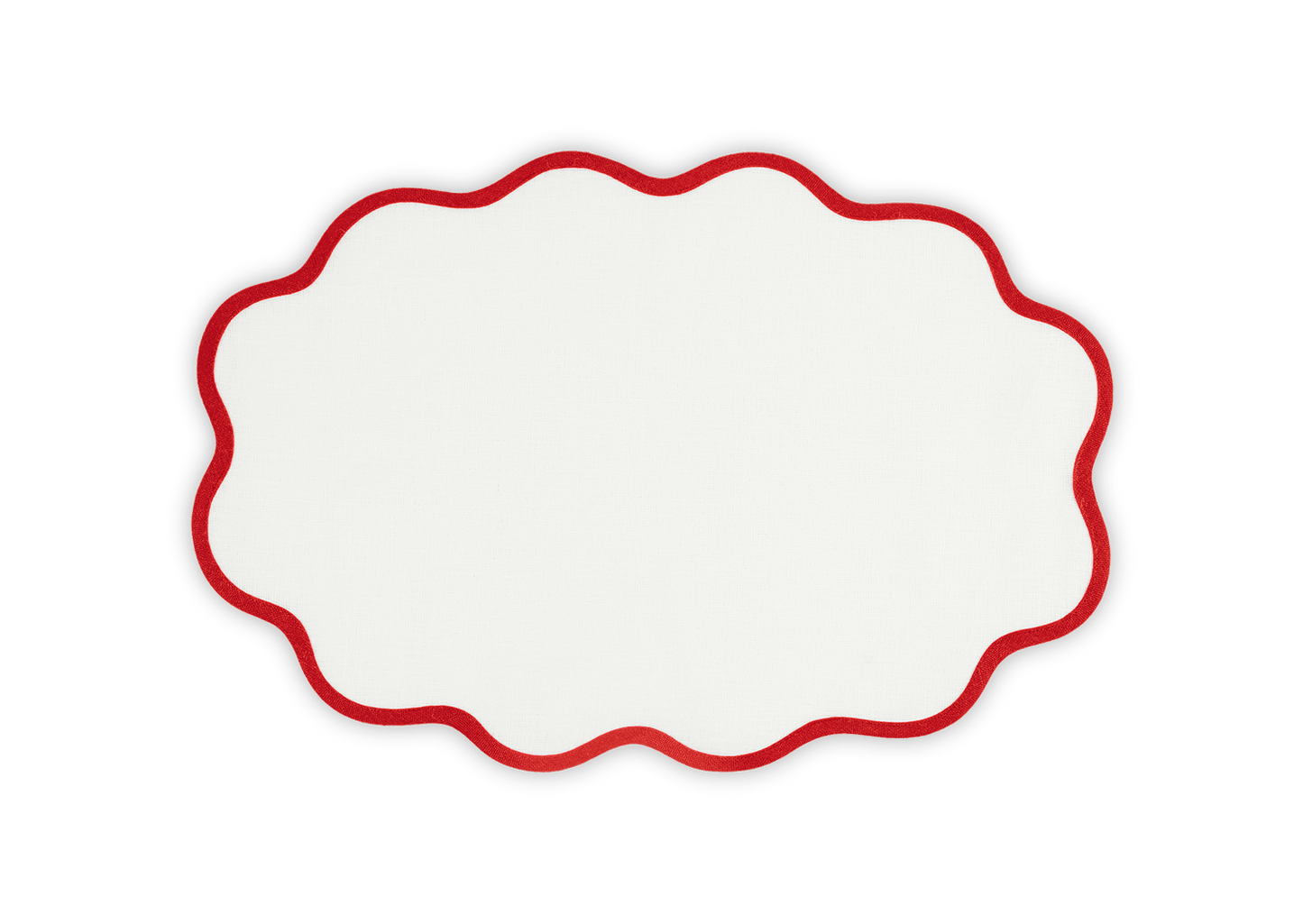 Scallop Edge Placemate - set of 4