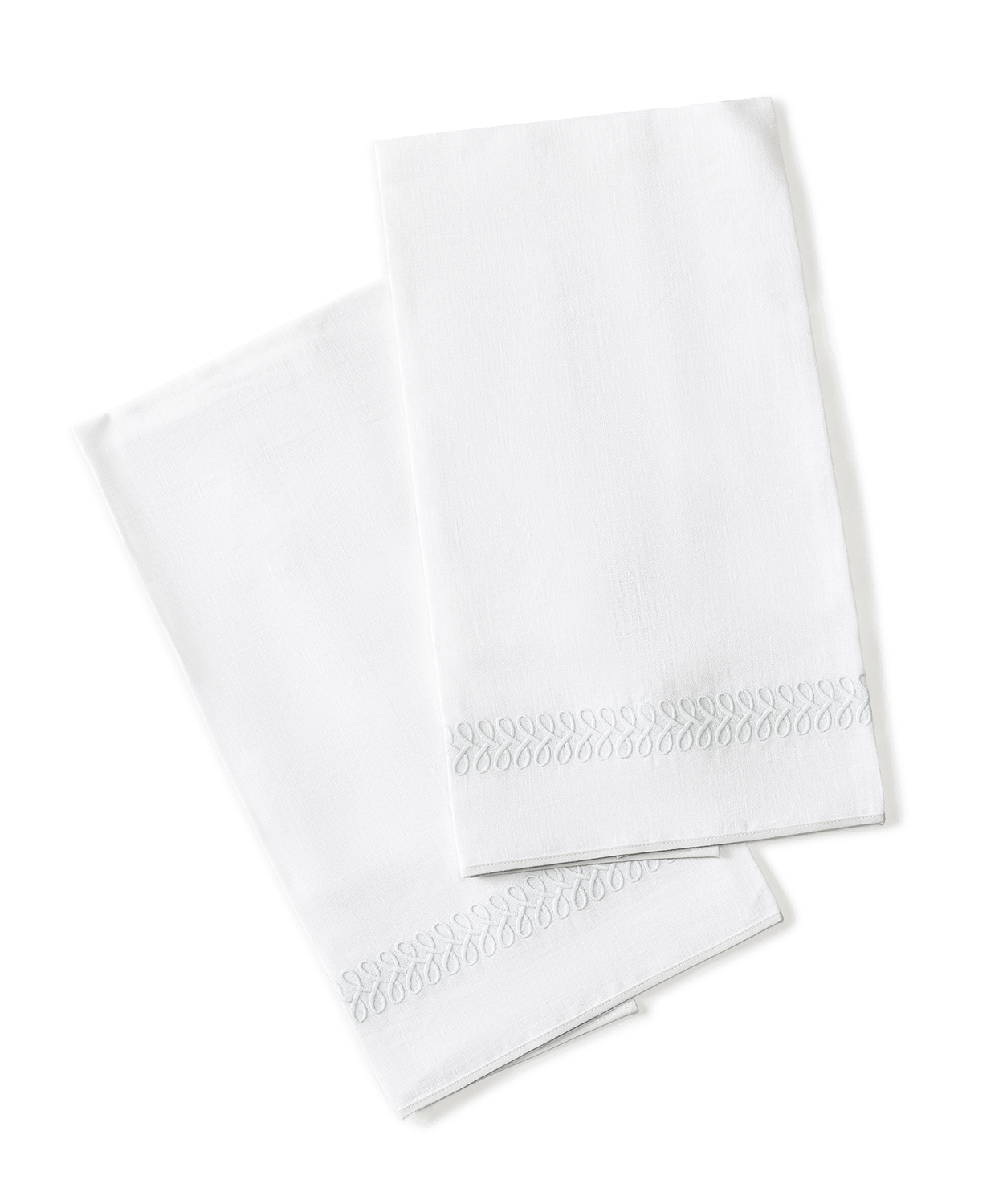 Astor Braid Guest Towels- Set of 2