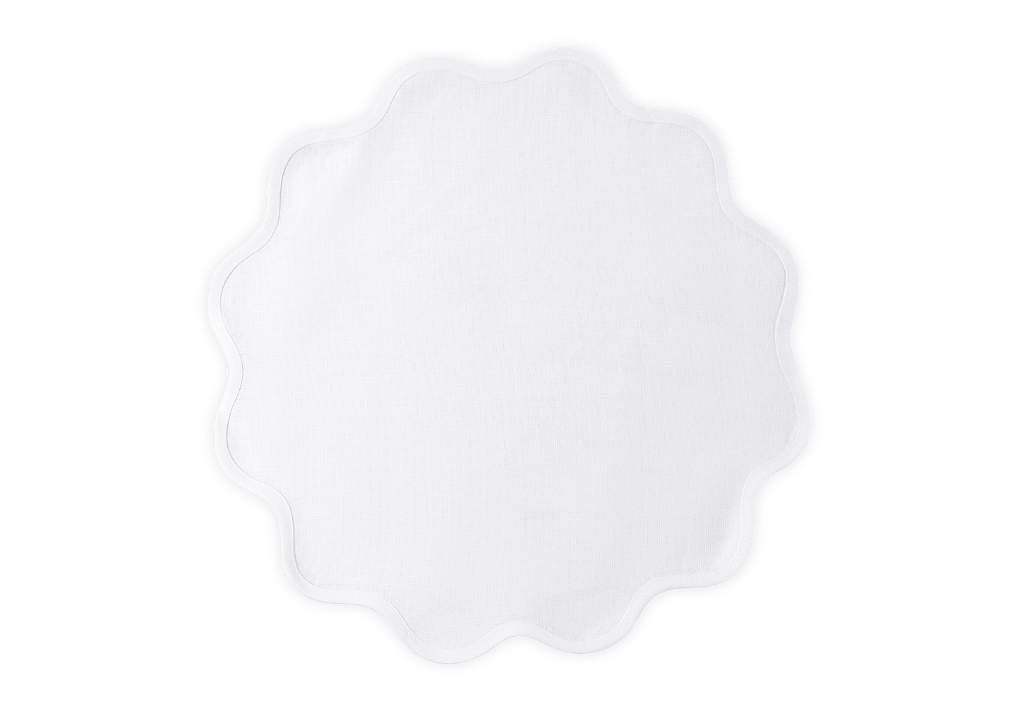 Scallop Edge Placemate - set of 4