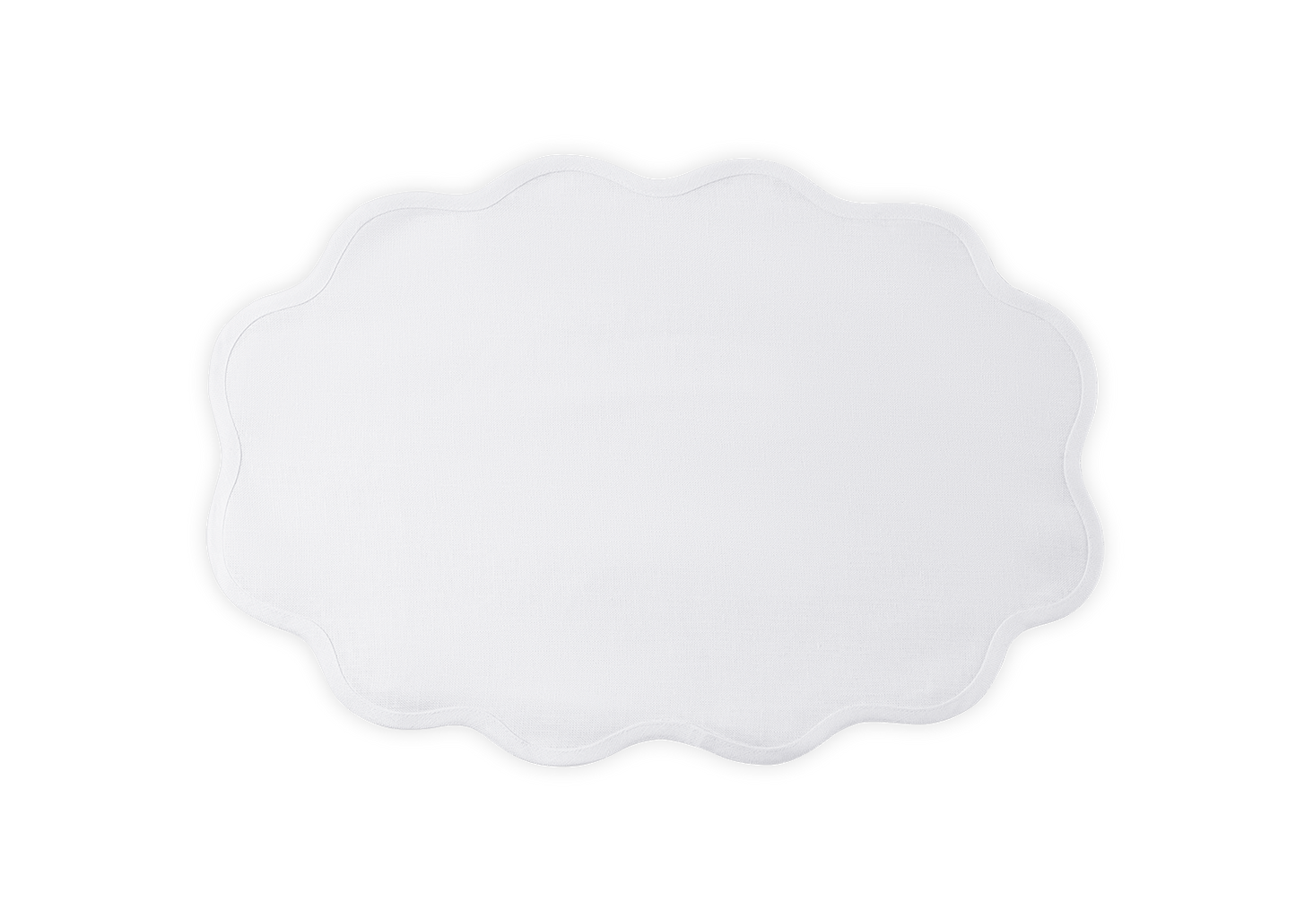 Scallop Edge Placemate - set of 4