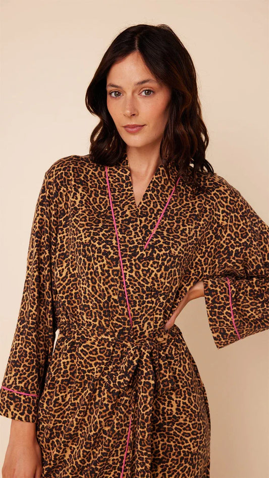 Wildcat Pima Knit Kimono Robe